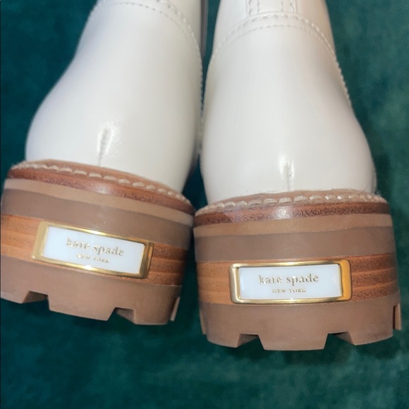 Kate Spade Merritt Lug leather Combat Boots NWOT - Picture 14 of 14